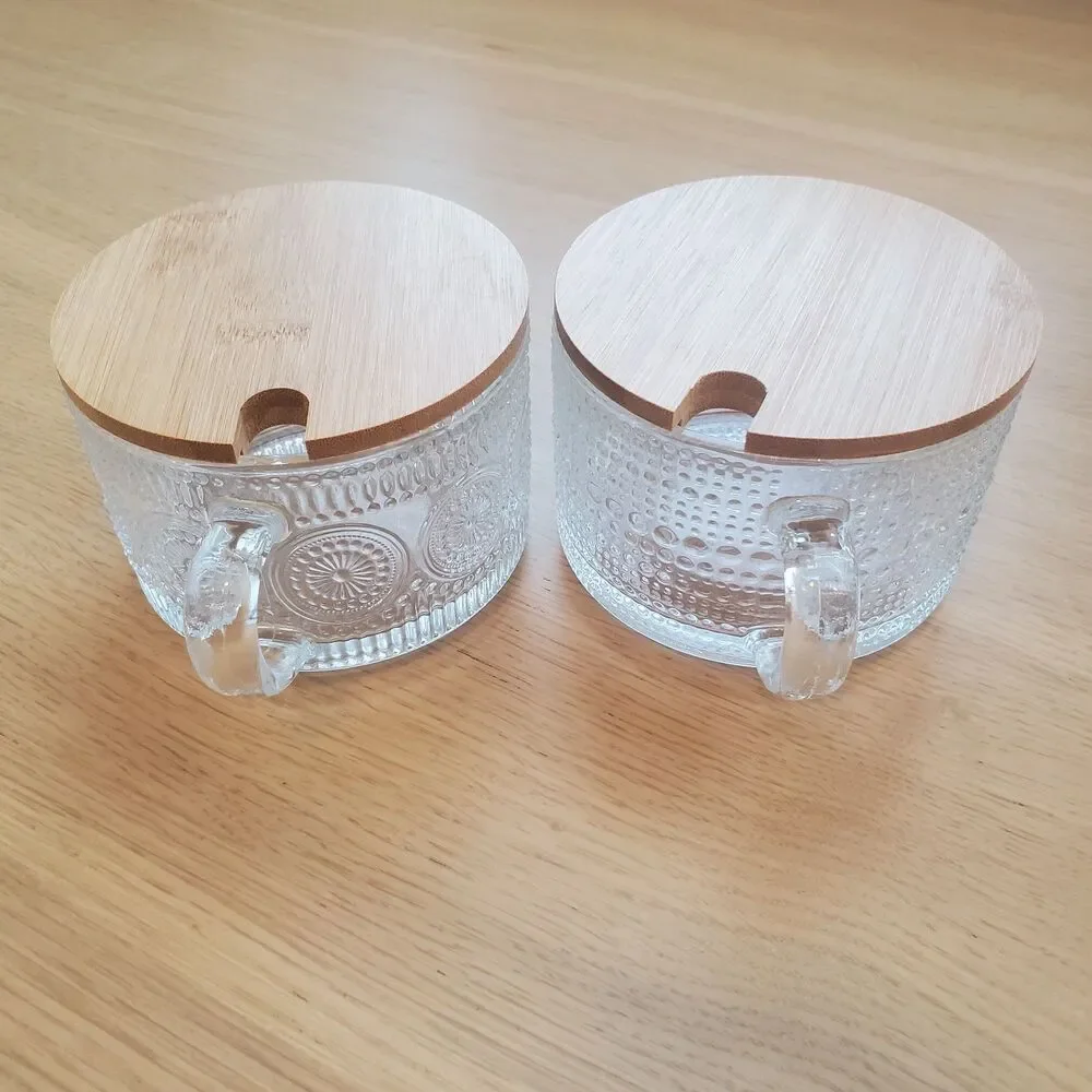 NEW Glass Mug Set